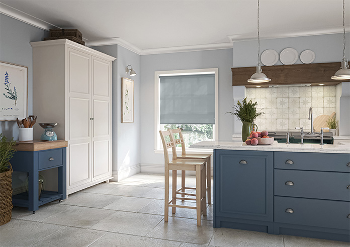 Roma (FR), Grey - Twist&Fit Roller Blind - Image 7